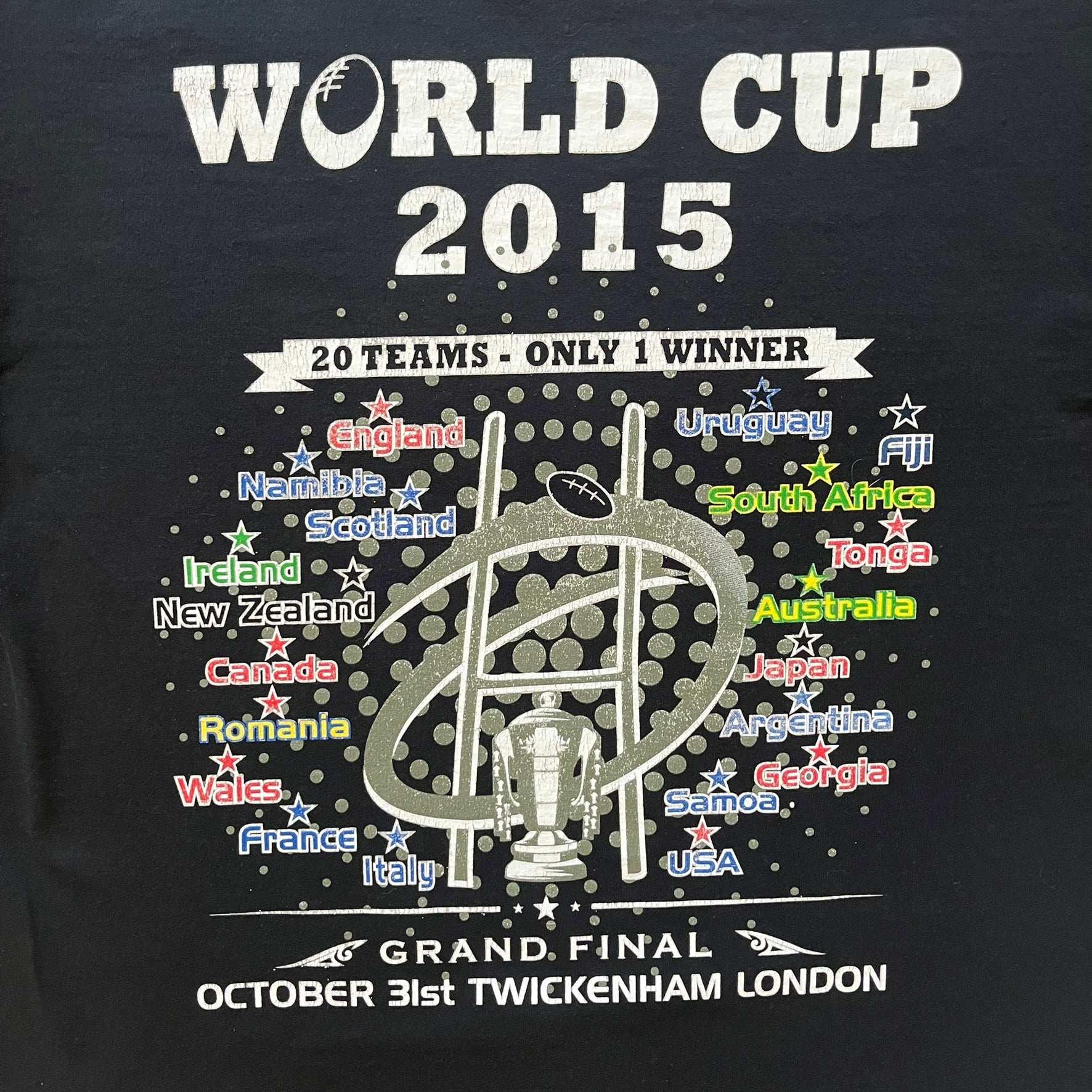 非売品 Rugby world up 2015記念Tシャツ Rugby 2015 World Cup Tee – único13