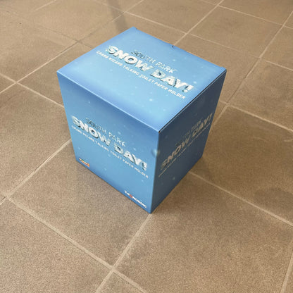 Unique South Park Snow Day exclusive featuring Grand Wizard Cartman as a talking toilet paper holder. The figure delivers iconic quotes while the roll turns, complete with a wooden-style holder design. A must-have collectible for South Park enthusiasts. No batteries!