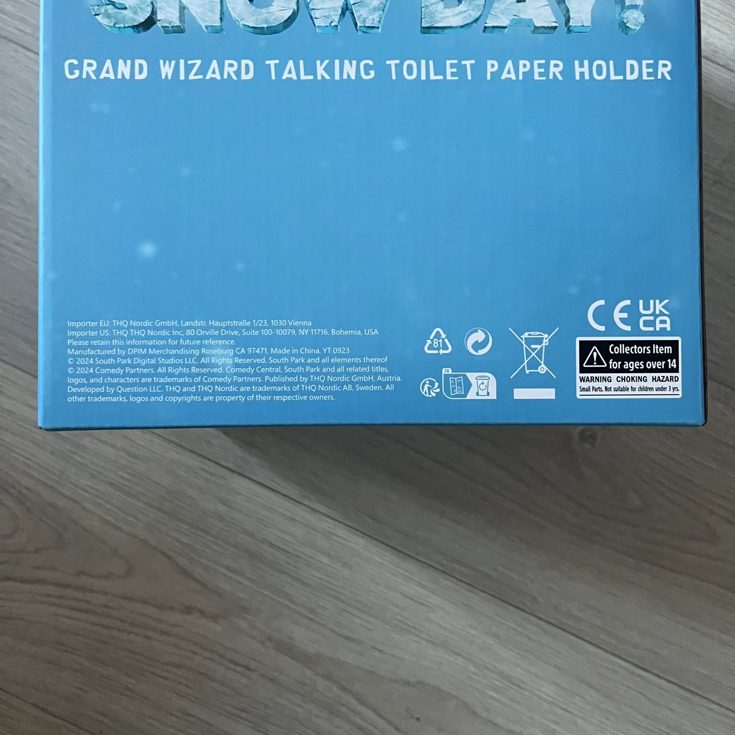 South Park Cartman Talking Toilet Paper Holder + box