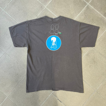 South Park 2008 Timmy “I’m Special” Tee features a grey T-shirt with a front graphic of Timmy’s face above a blue bar with white “I’m Special” text. The back features a blue and white wheelchair-accessibility sign graphic and 4 main characters white outlines with small 2008 licensing and Comedy Central details printed underneath.