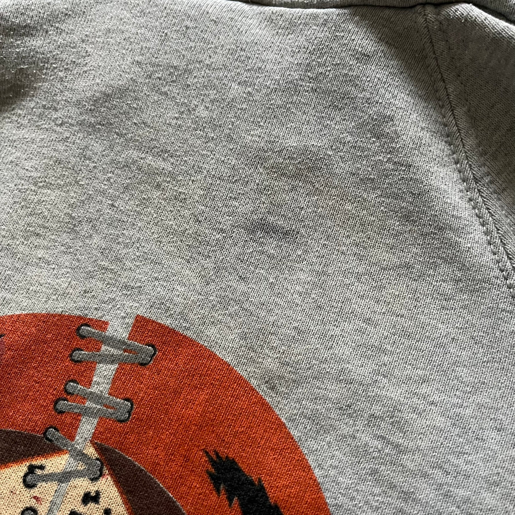 South Park “Stitched Up Kenny” Hoodie from 1998 in Gray, made on a Screen Stars blank. Features a small South Park logo on the chest and a large stitched-up Kenny graphic on the back. Vintage licensed piece from the show’s early era.