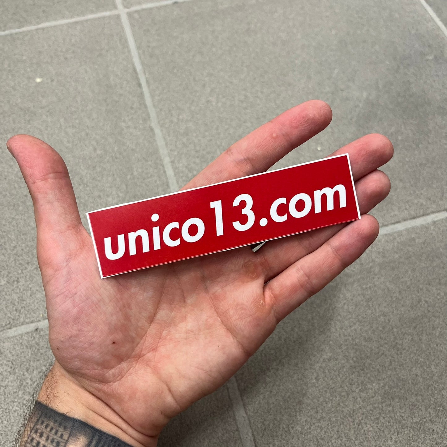 único13 Sticker Pack includes 10 random stickers selected from 17 available designs, with no repeats. The stickers were designed by us and each features a customized único13 logo matching the design.

Available designs include Casio Screen, Star Wars, D.A.R.E., Indian Motorcycle, Invincible, LEGO, Spider-Man, Minecraft, Burger King, Ben 10, Harvard, I AM MUSIC, OnlyFans, Chrome Hearts, Supreme, Único13 Logo, and Corona.

Made from Polyethylene Terephthalate and suitable for indoor and outdoor use. These sti