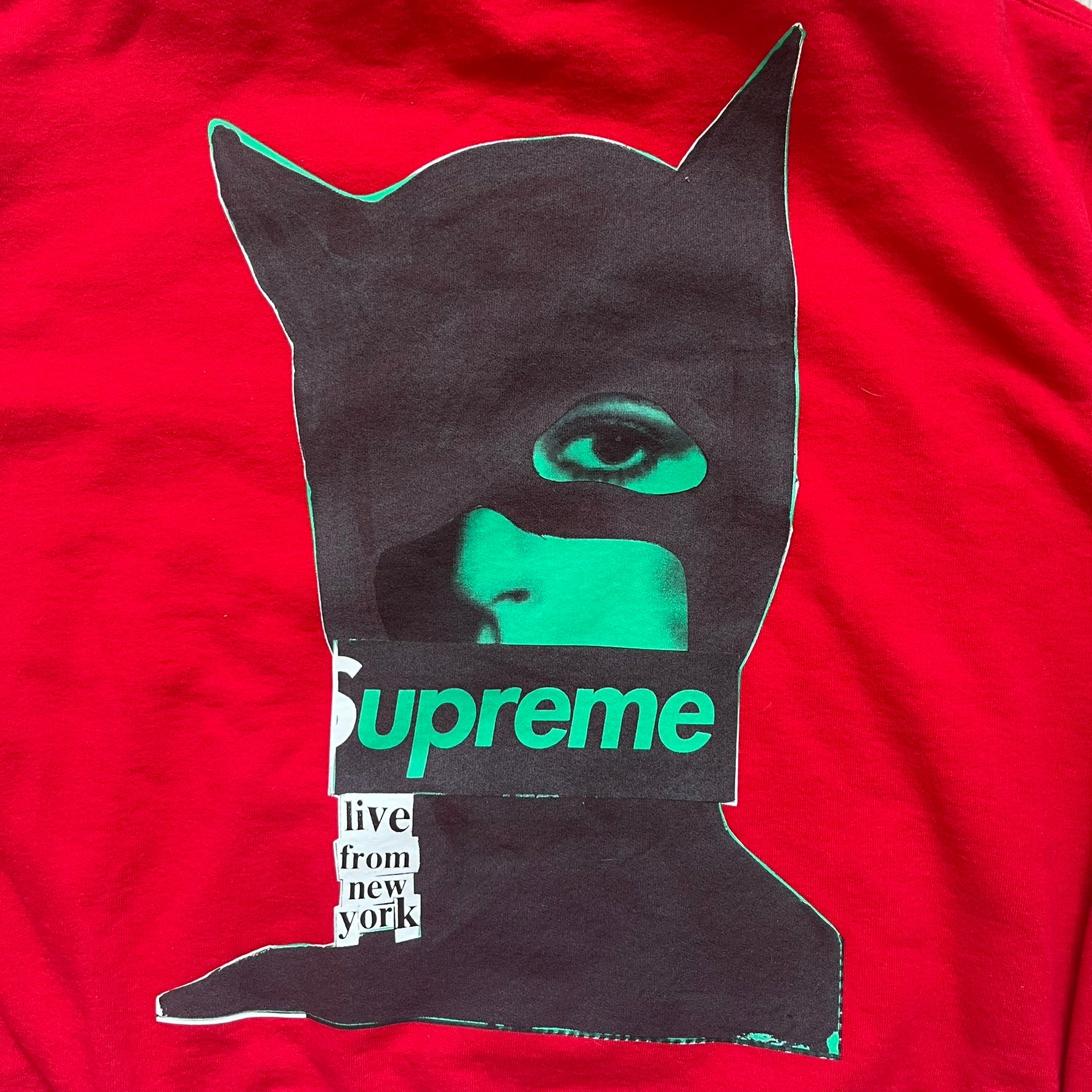 Supreme Catwoman FW23 Red Hoodie – único13