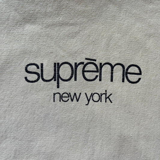 Supreme Classic Logo SS15 Yellow Hoodie