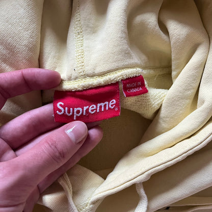 Supreme Classic Logo SS15 Yellow Hoodie