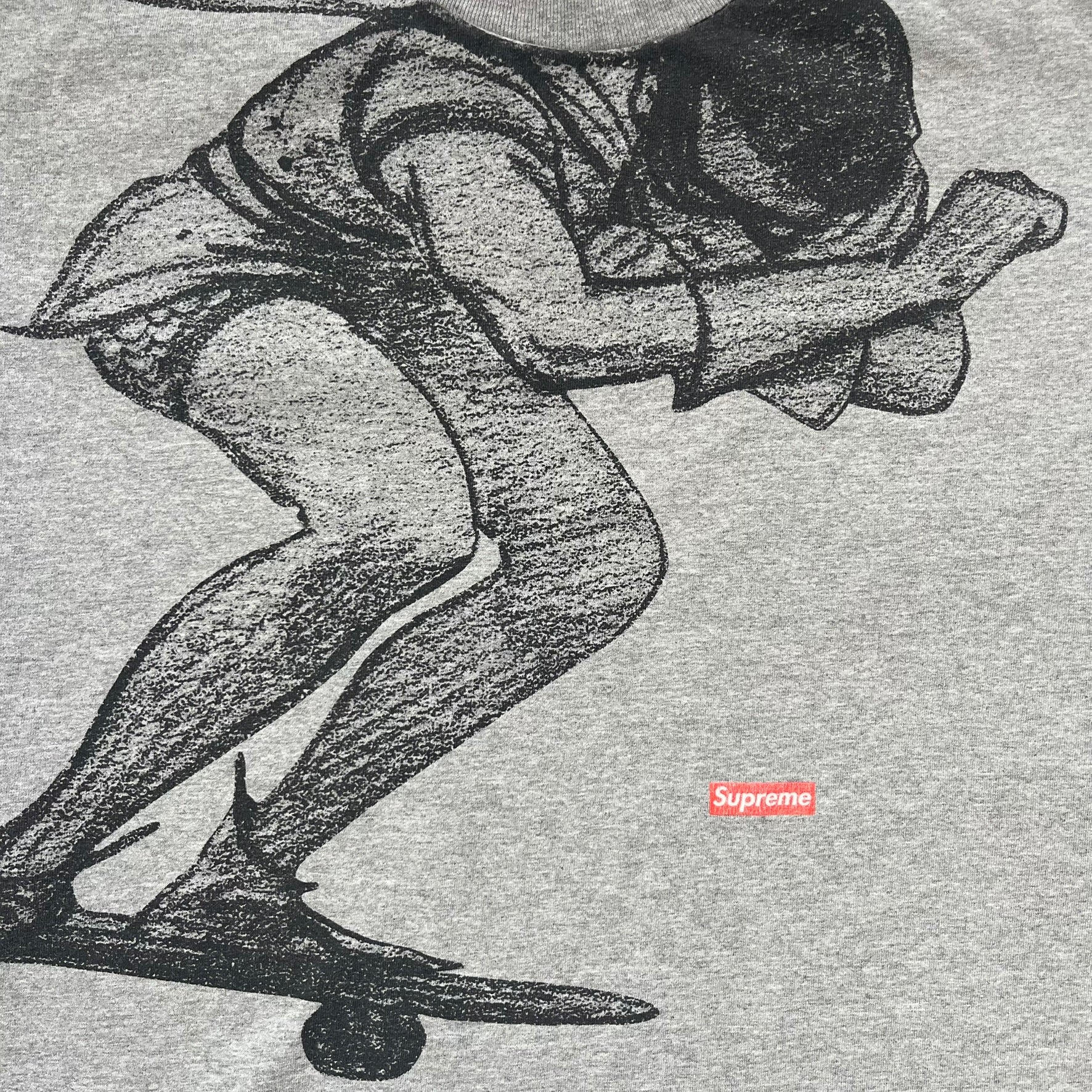 Supreme FW07 WTAPS 'Live To Ride, Ride to Live' Gray Tee – único13