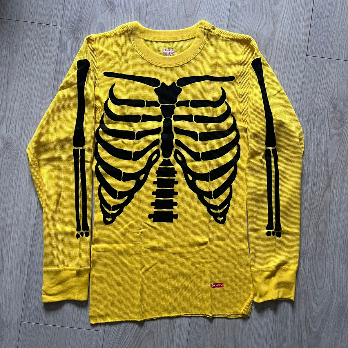 Supreme Hanes Bones Thermal Crew FW25 (1 Pack) Yellow – único13