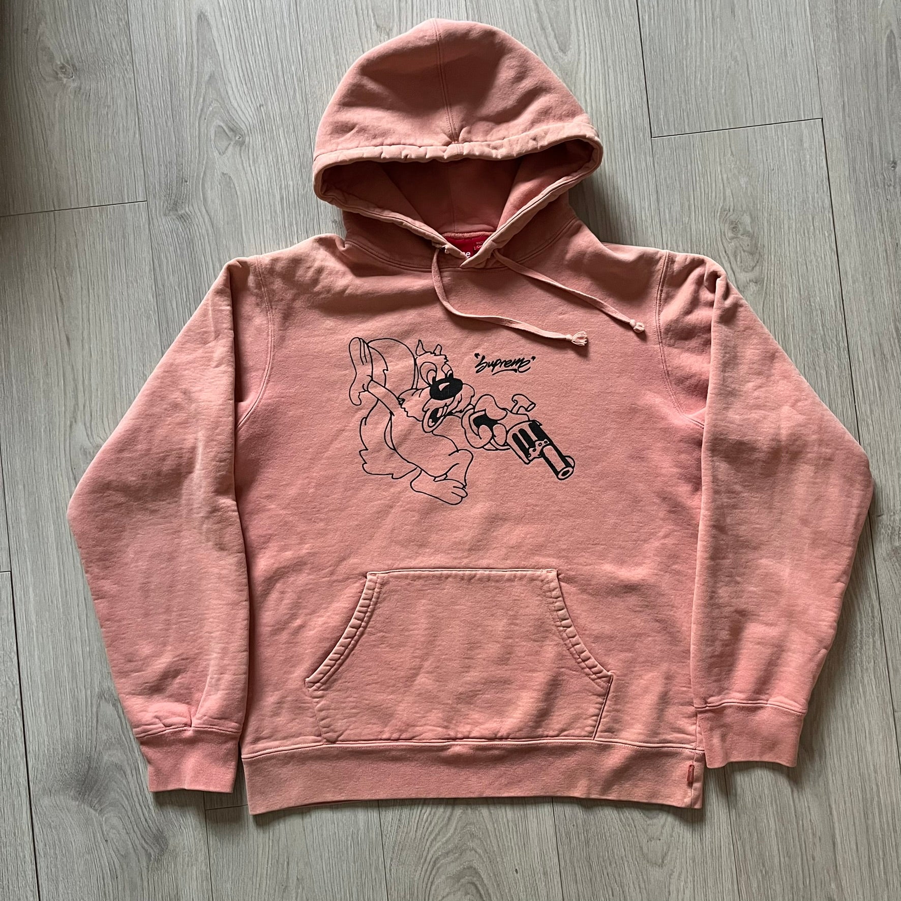 Supreme Lee SS18 Coral Hoodie – único13