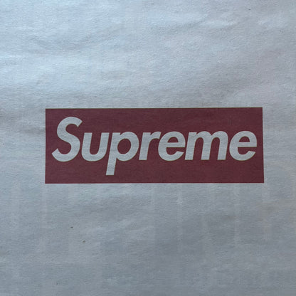 Supreme New York Post Newspaper “Late City Final Edition” from Fall/Winter 2018, released on August 13th, 2018. Features the iconic Supreme box logo printed on the cover (front and back). Includes the full original newspaper, with only the cover designed by Supreme.