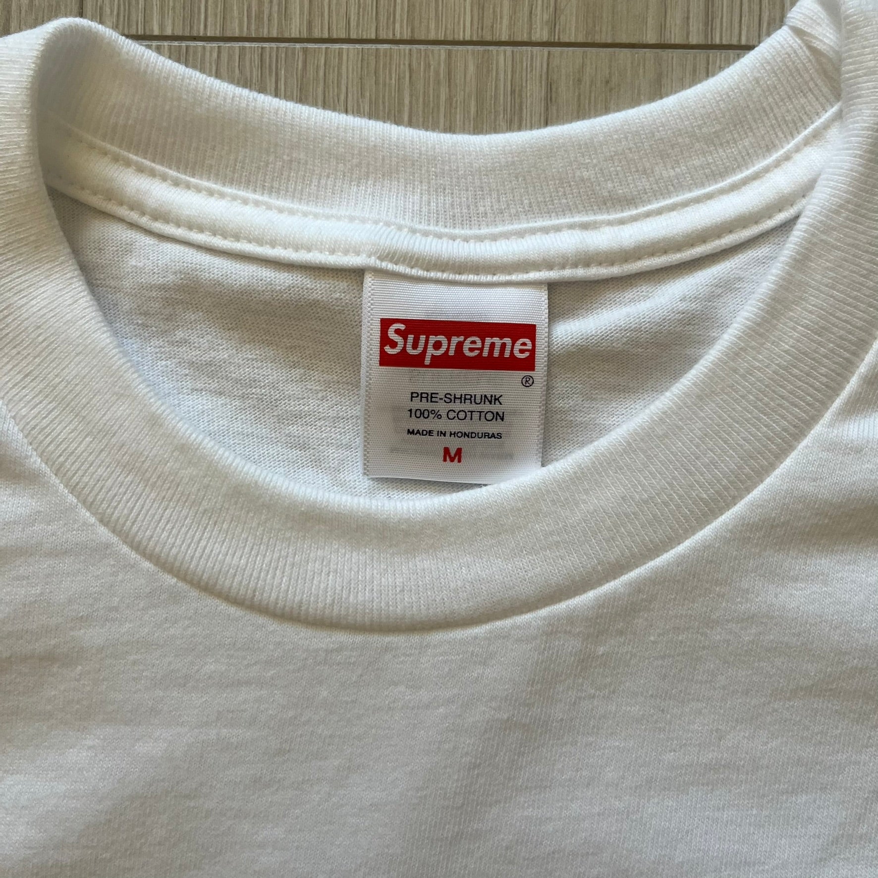Supreme Playboi Carti photo tee in white from the FW25 collection, featuring a large front print of the influential rapper. Crafted from soft cotton, it merges Supreme’s iconic photo tee format with Carti’s distinct cultural presence.