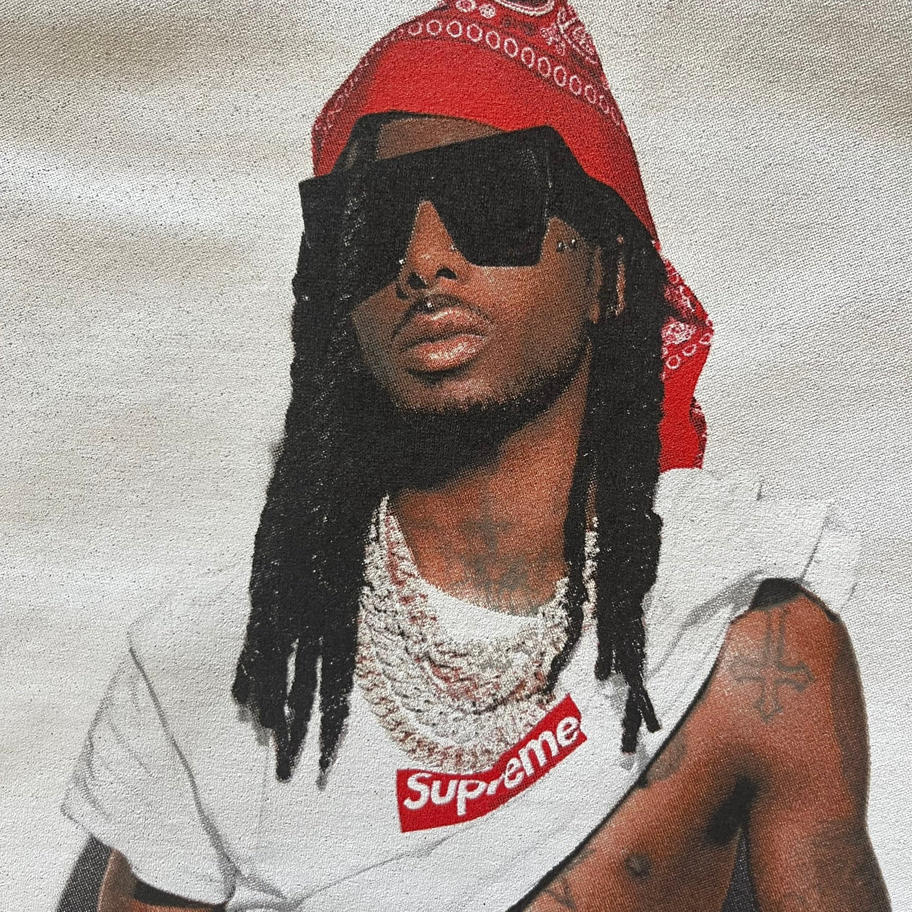 Supreme Playboi Carti Photo Tee Woodland Camo – único13