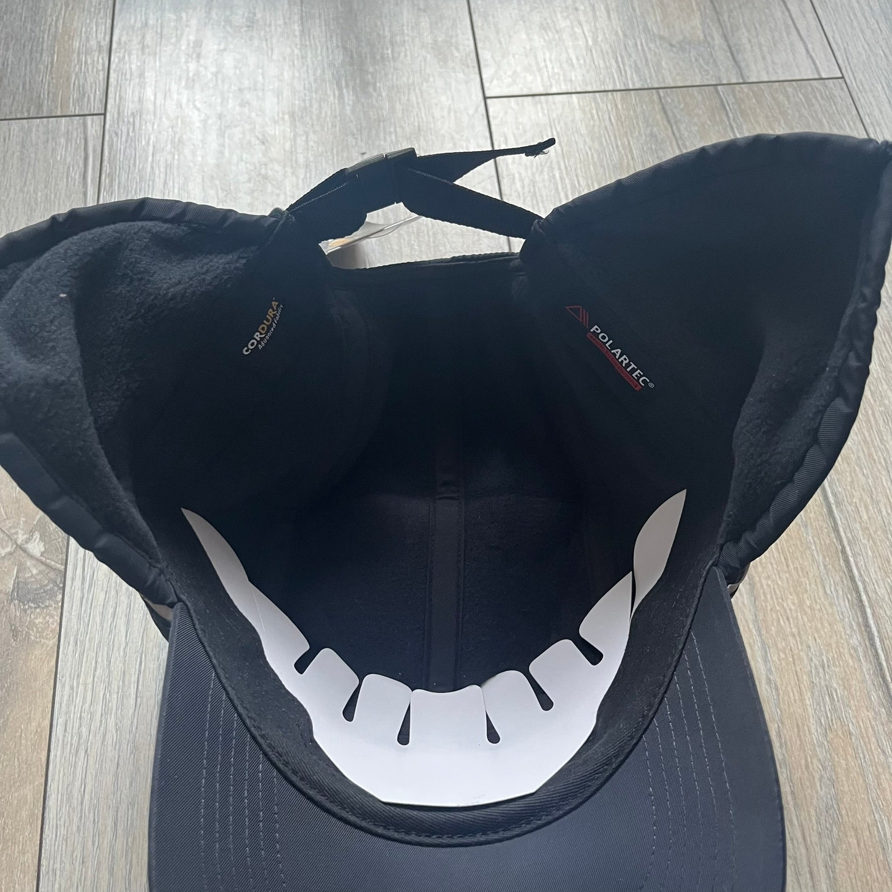 Supreme Polartec Lined Packable Earflap Camp Cap Black – único13