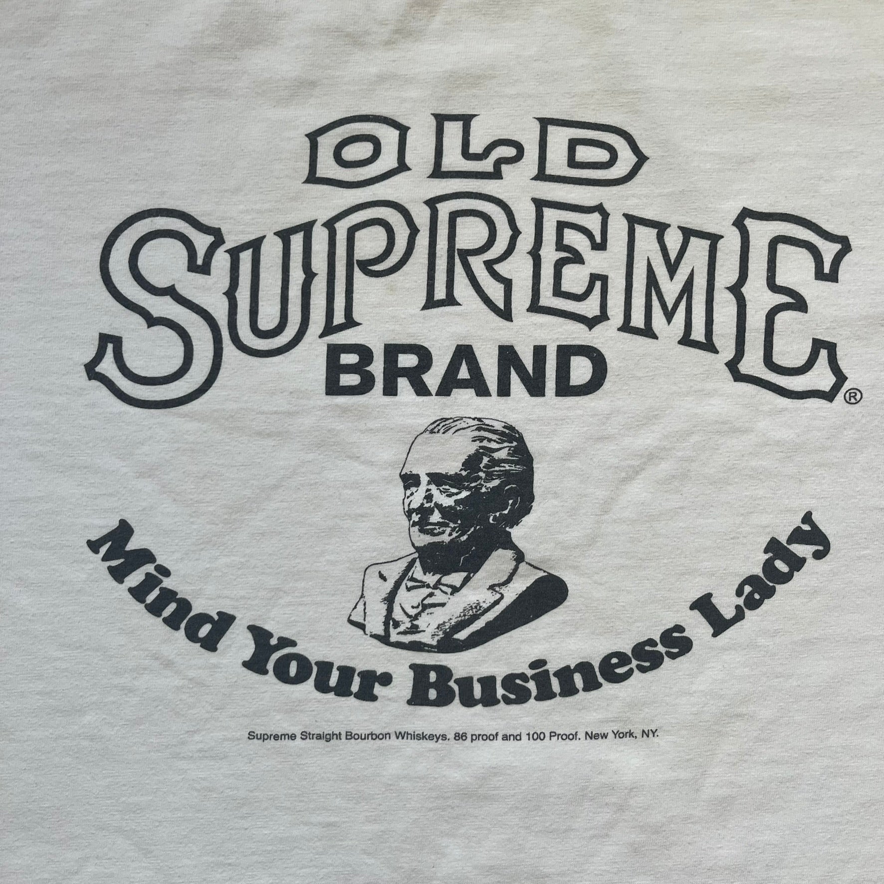 Supreme SS11 Mind Your Business White Tee – único13