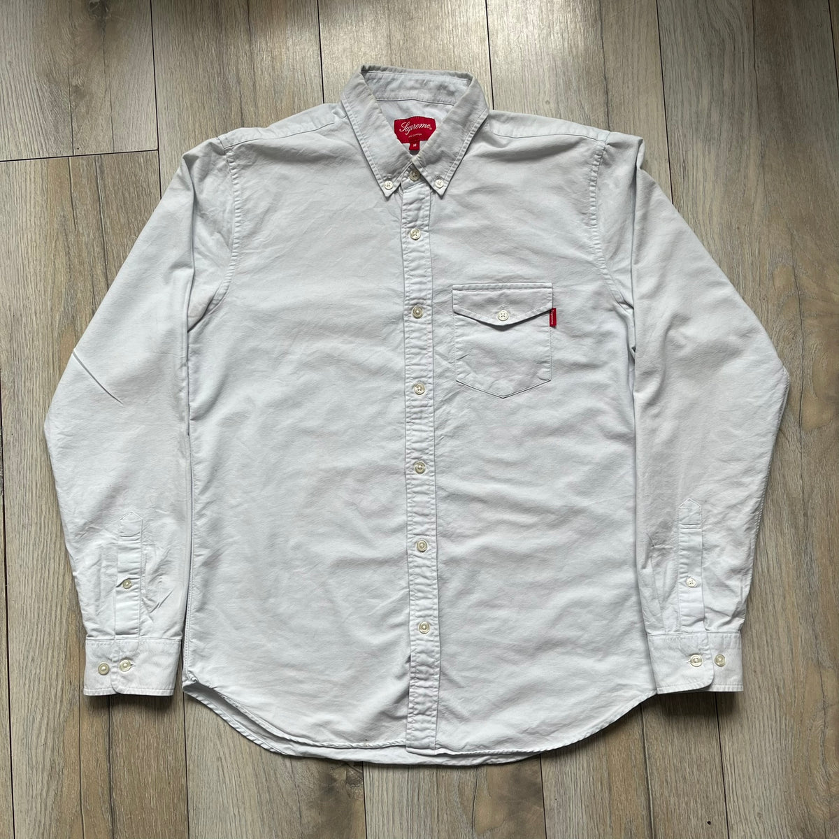 Supreme SS19 Light Blue Oxford Shirt – único13