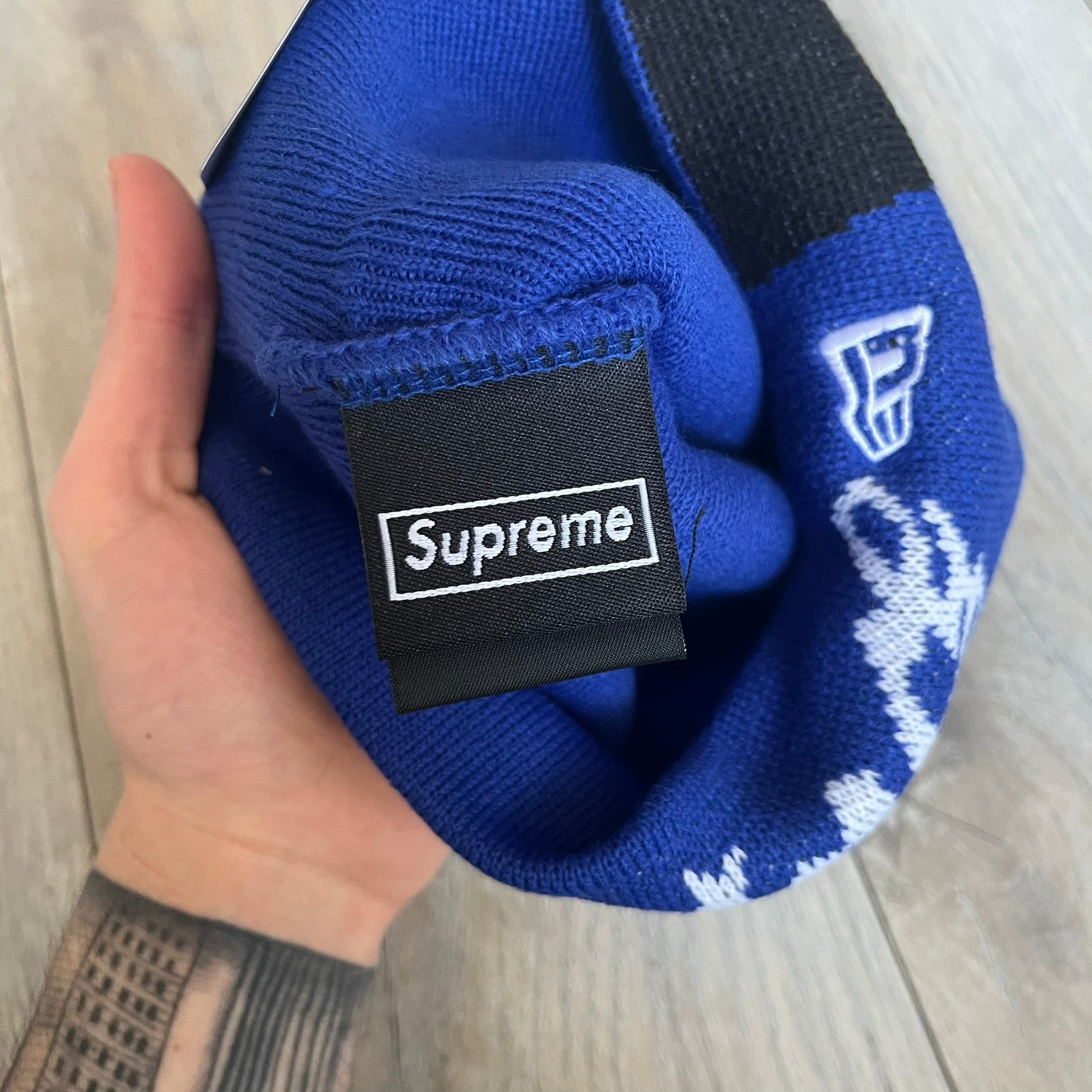 Supreme SS26 New Era Ghostface Royal Beanie – único13