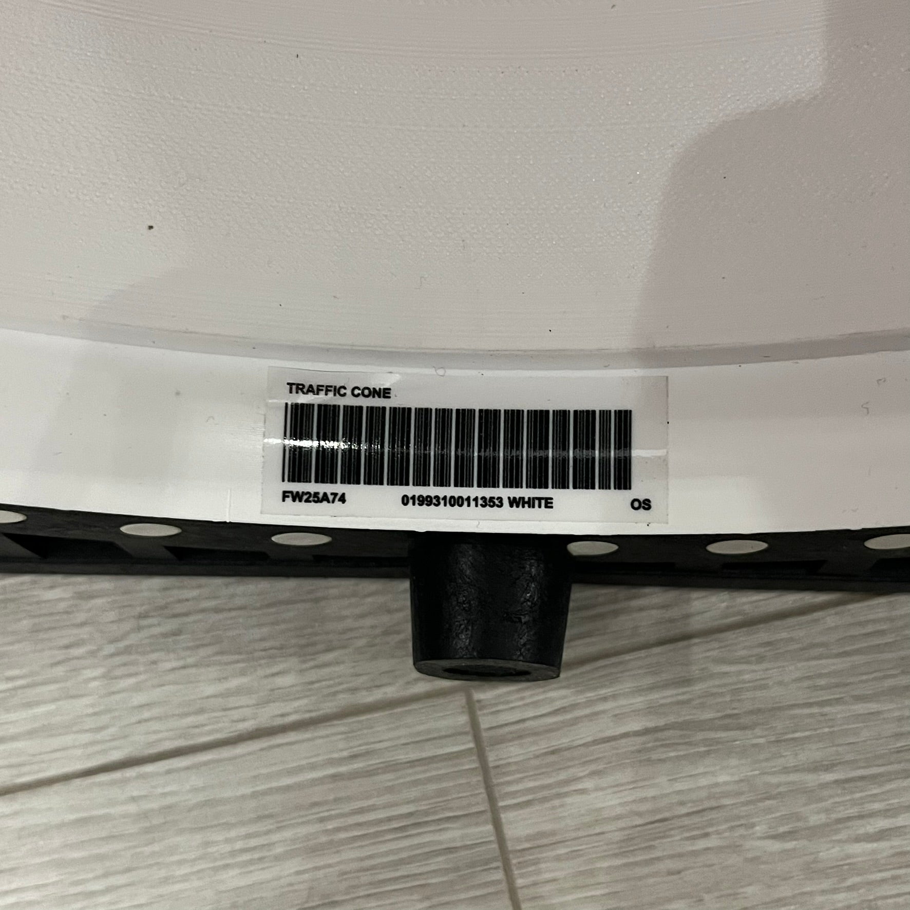 Supreme Traffic Cone FW25 White – único13