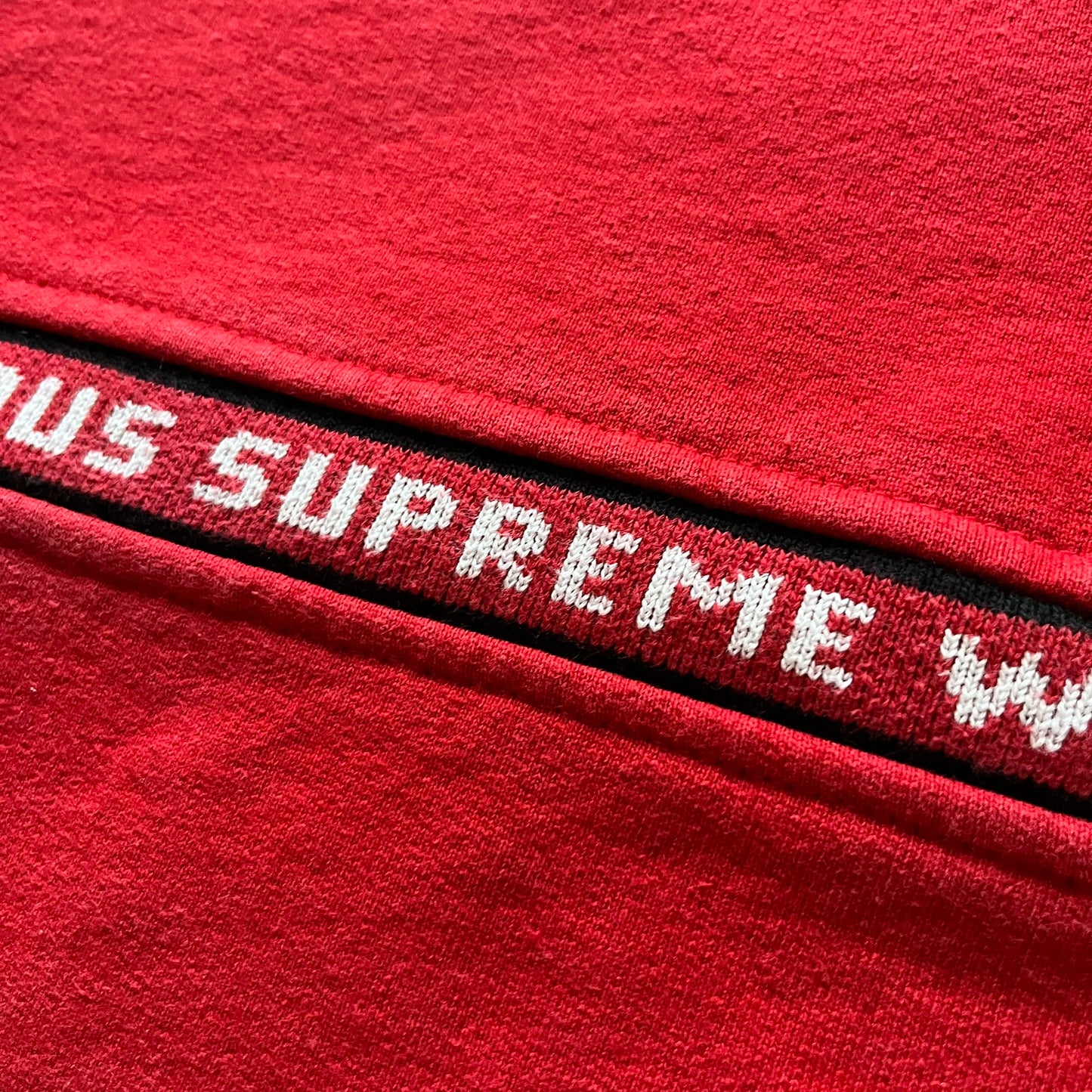 Supreme World Famous FW16 Red 1/4 Zip Pullover