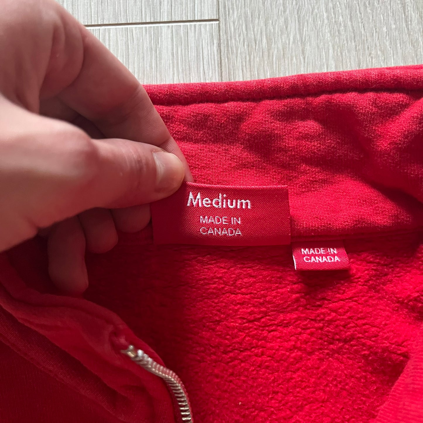Supreme World Famous FW16 Red 1/4 Zip Pullover