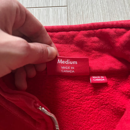 Supreme World Famous FW16 Red 1/4 Zip Pullover