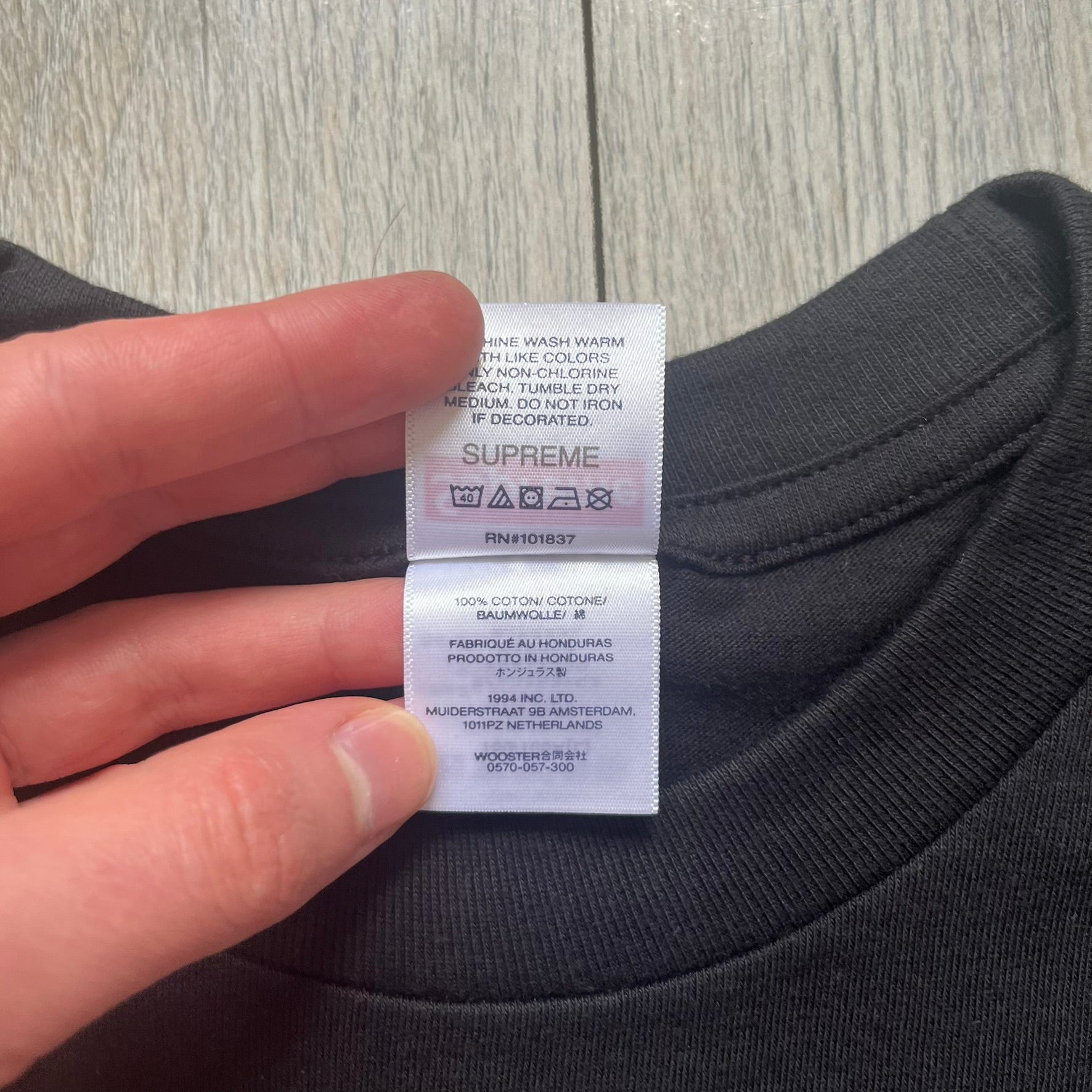 Supreme x Spider-Man SS26 Black Tee (Large) – único13