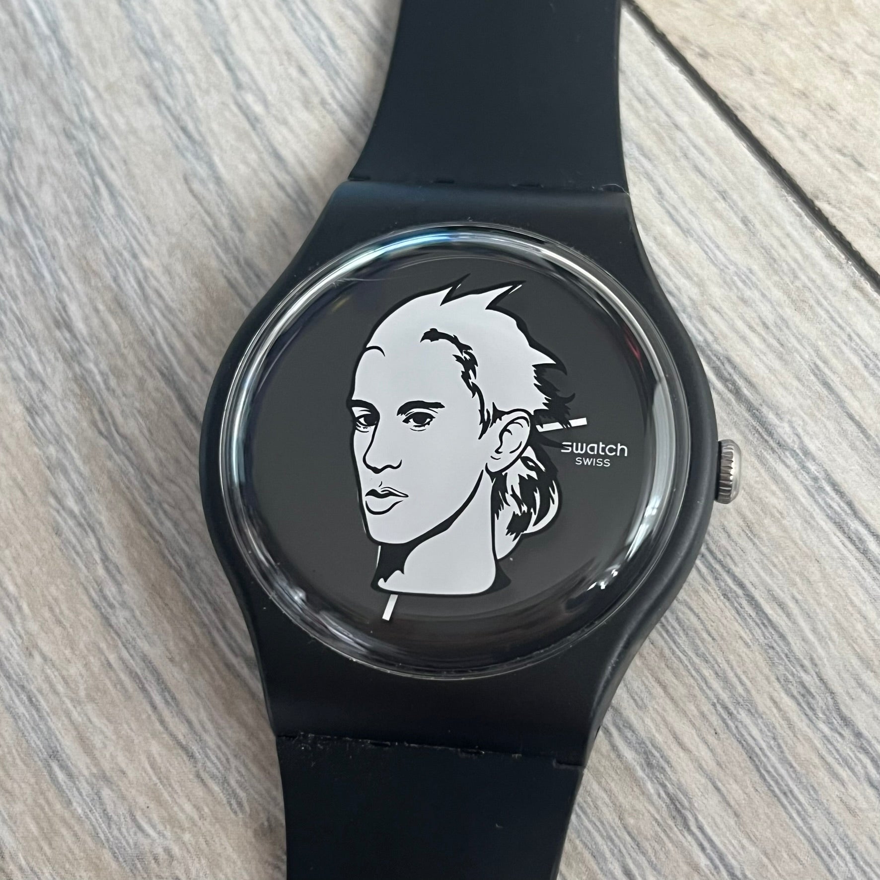 Swatch x Jeremy Scott 2011 Portrait Analog Watch – único13