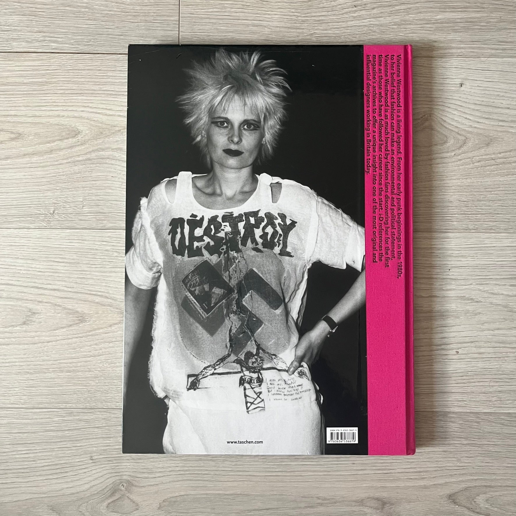 Taschen Terry Jones: Vivienne Westwood hardcover book explores the legacy of one of Britain’s most influential fashion designers through the lens of i-D magazine. Spanning from her punk roots in the 1980s to her status as a global icon, it captures interviews, features, and imagery that document her revolutionary impact on fashion and culture. With 120 pages of rare photographs, biographical insights, and contributions from leading voices like Juergen Teller, Nick Knight, and Terry Jones, this book is both 