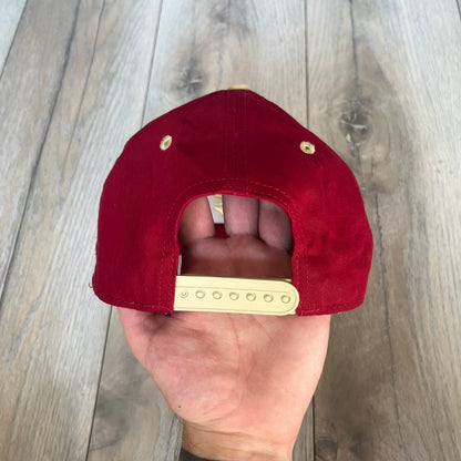 Team Fortress 2 Scout RED LootCrate Hat is a red and yellow cap released with the 2016 LootCrate. The red crown features an embroidered RED Team Scout Hermes Boot logo, while the yellow visor includes a large Team Fortress 2 logo on the underside. The hat combines official game branding with collectible LootCrate exclusivity.&nbsp;