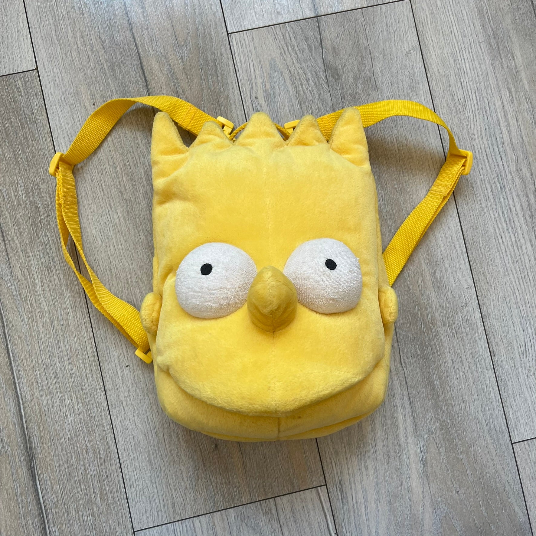 The Simpsons 90's Bart Simpson Head Backpack – único13