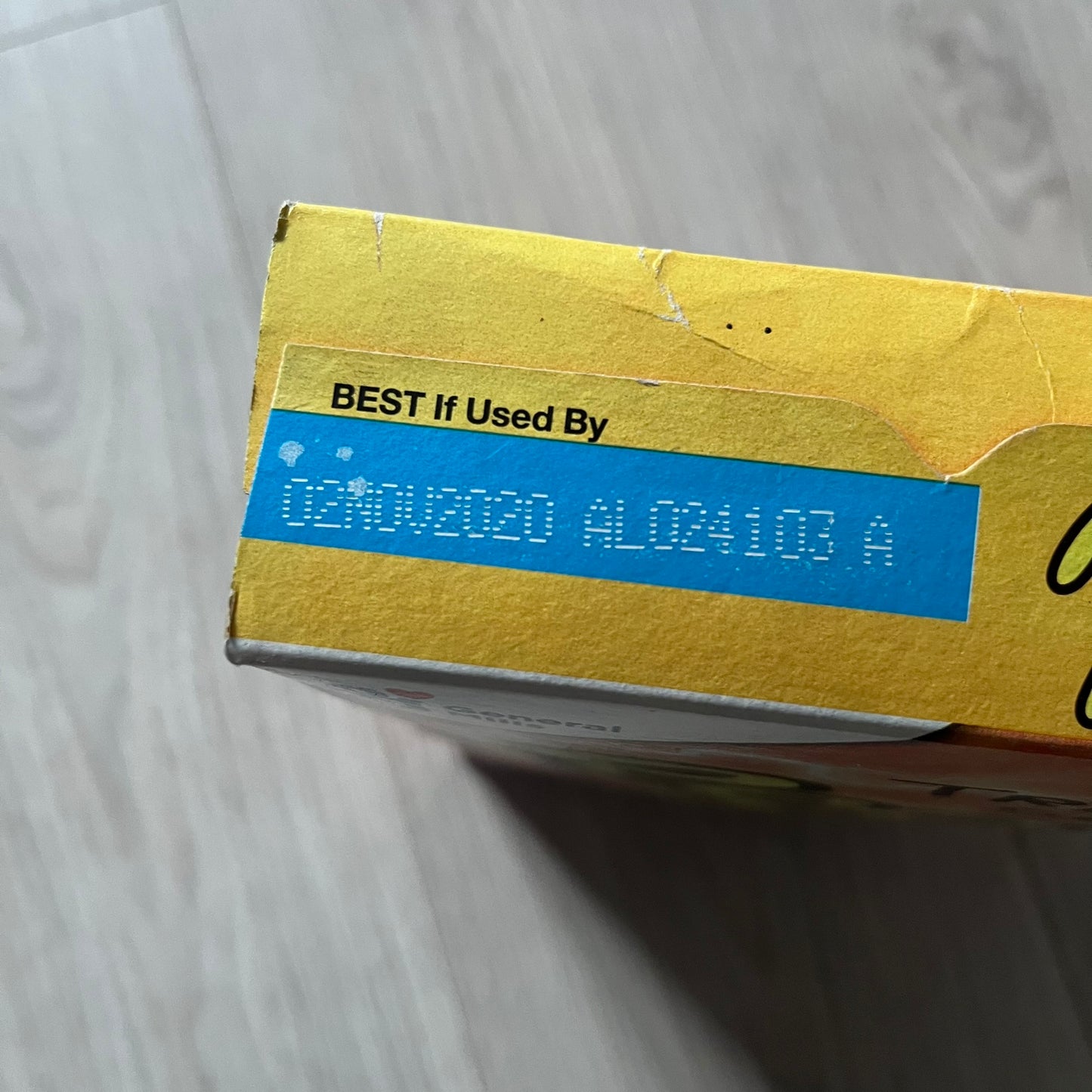 Travis Scott x Reese’s Puffs Cereal released in 2019 as a collaboration between Travis Scott and General Mills. The limited-edition box features the rapper on the front with his arms spread behind a bowl of Reese’s Puffs, and an action figure graphic on the back with the Cactus Jack logo. Originally sold at Target and Walmart, this collector’s item is not fit for human consumption.