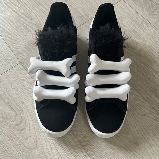 adidas campus 80s jeremy scott bones black