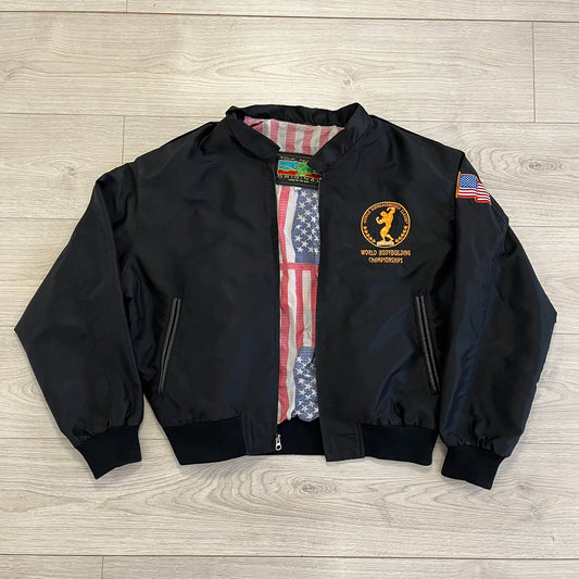 arnold schwarzenegger classic 2005 bomber jacket