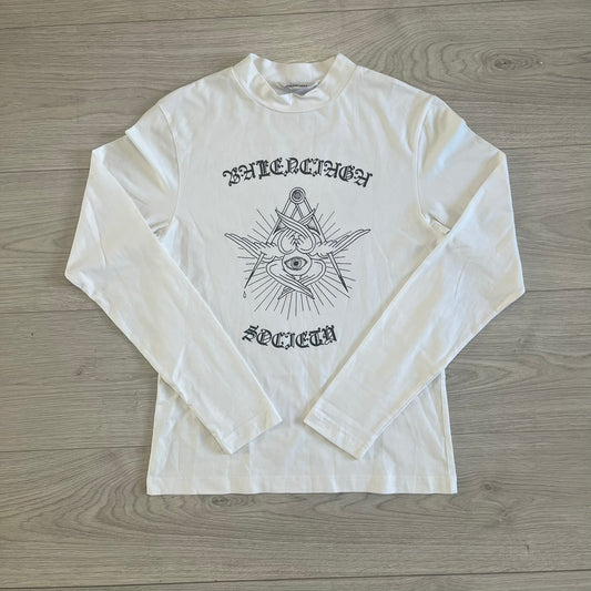 balenciaga free your mind longsleeve tee