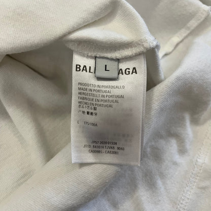 balenciaga paris athletes distressed tee