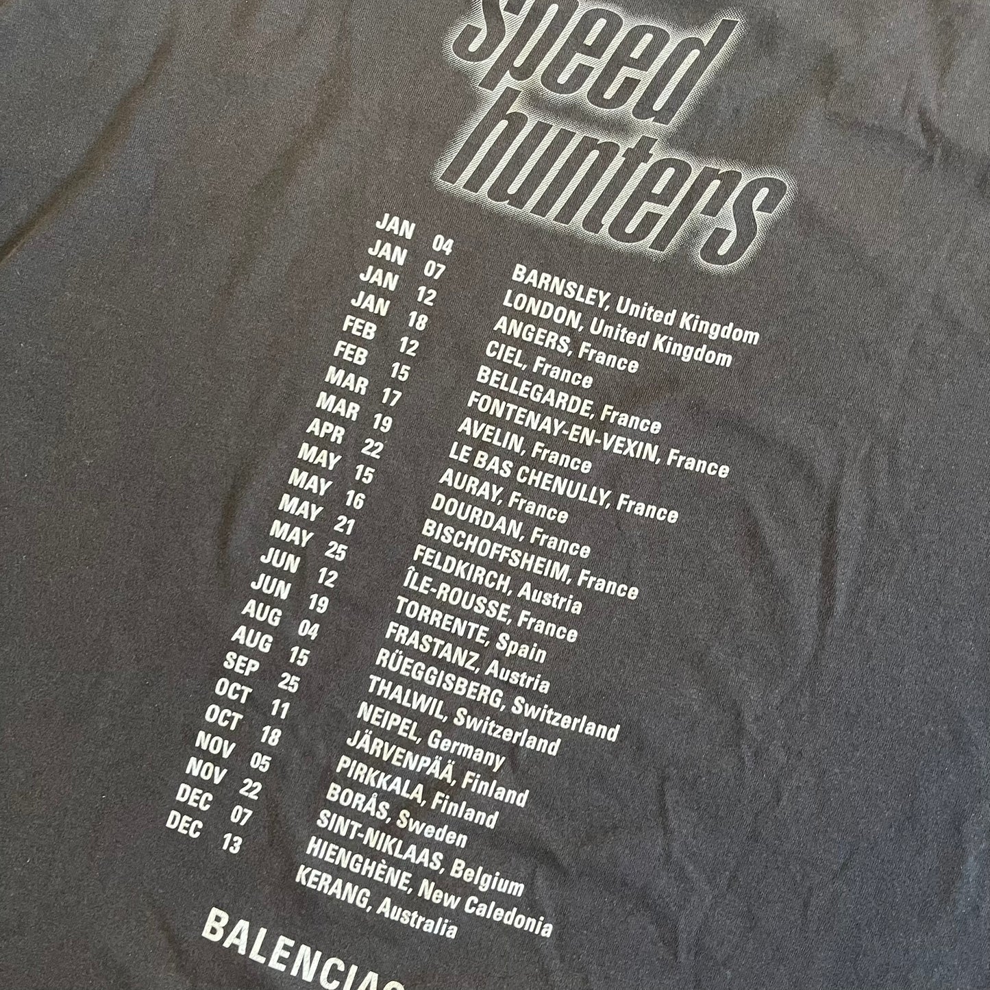 balenciaga speedhunters tee