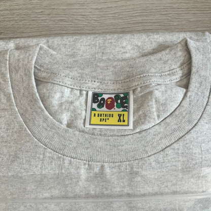 bape classic big ape head gray tee