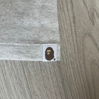 bape classic big ape head gray tee