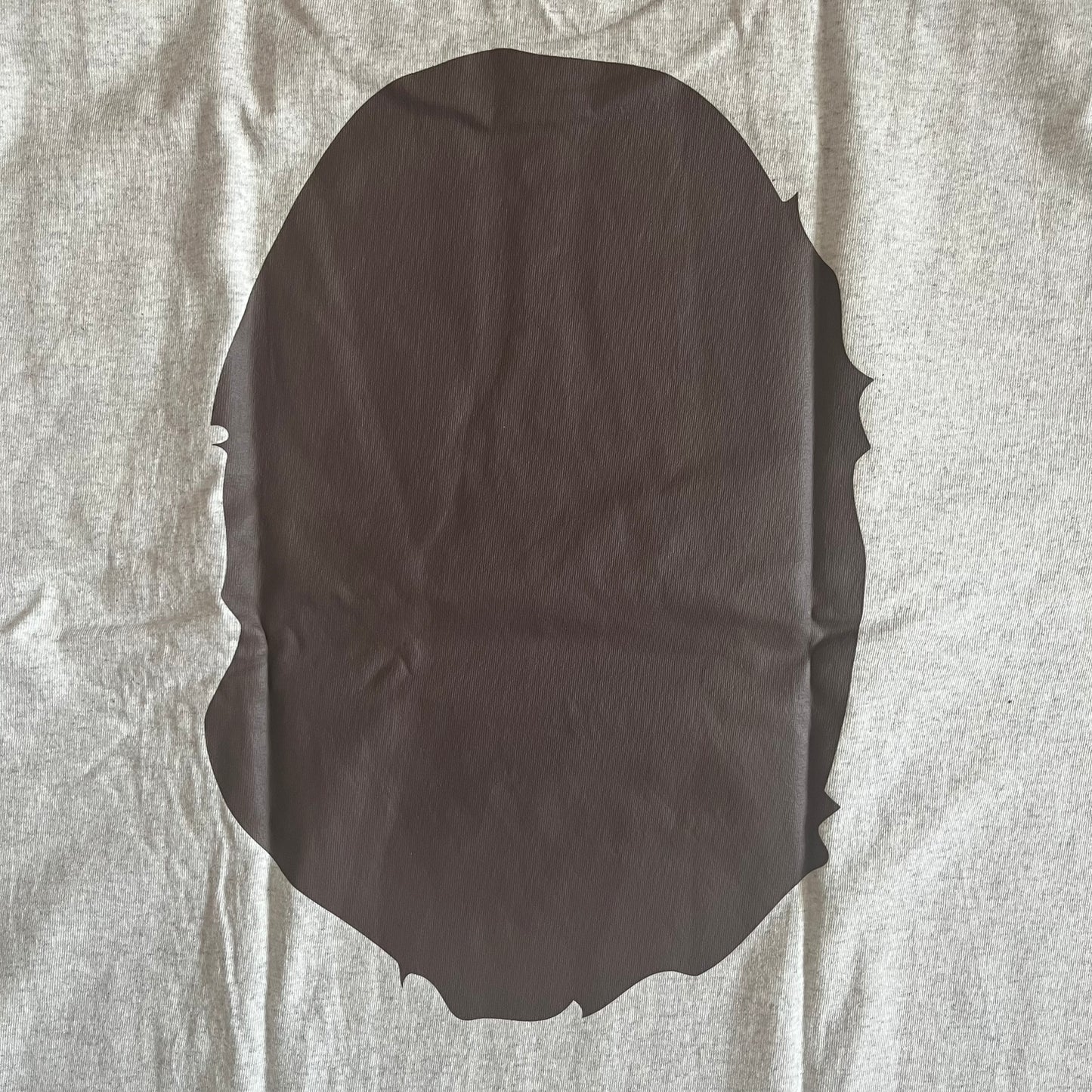 bape classic big ape head gray tee