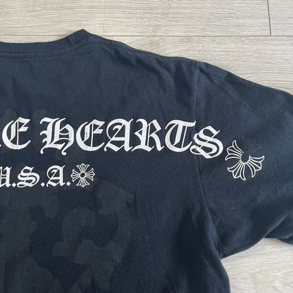 chrome hearts usa flag dagger tee