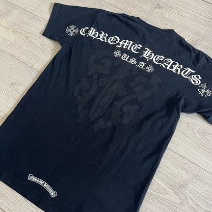 chrome hearts usa flag dagger tee
