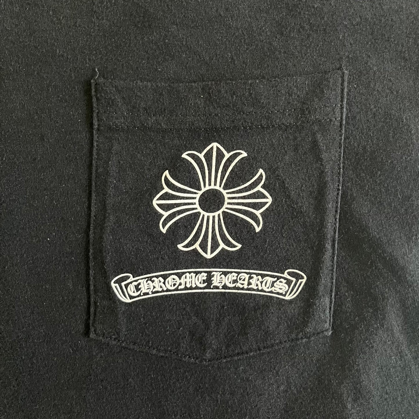 chrome hearts usa flag dagger tee