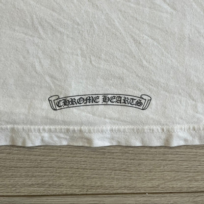 chrome hearts dagger cracked effect tee