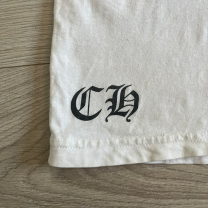 chrome hearts dagger cracked effect tee