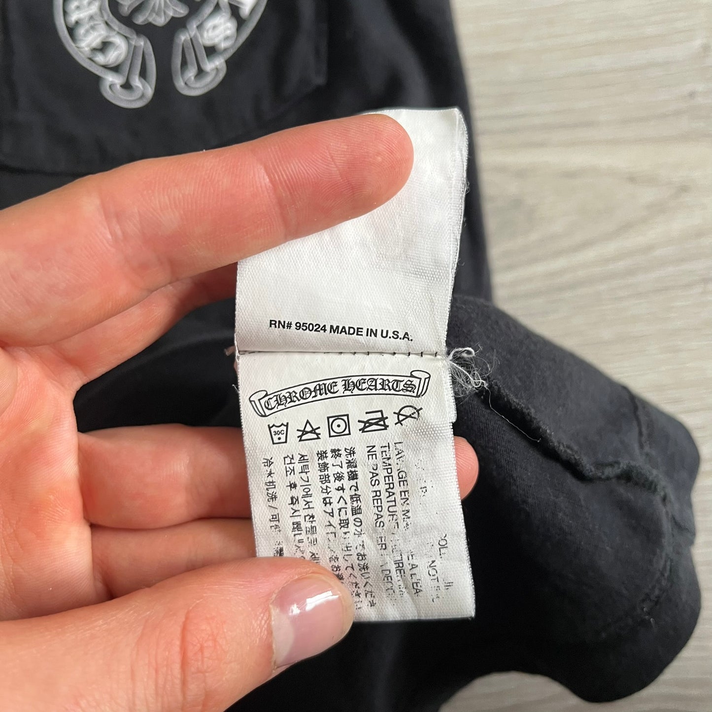 chrome hearts hong kong pocket tee