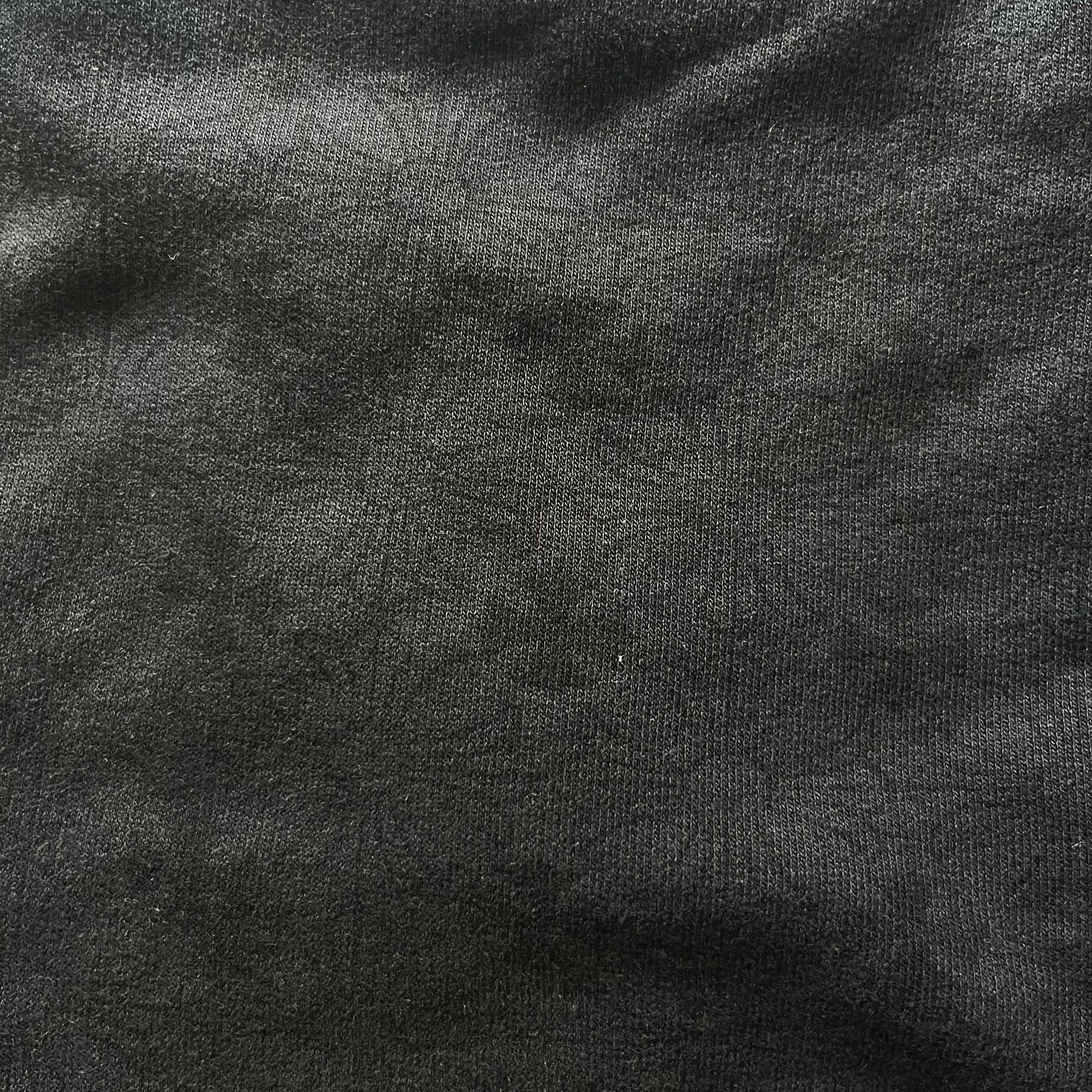 Close-up of dark gray fabric texture