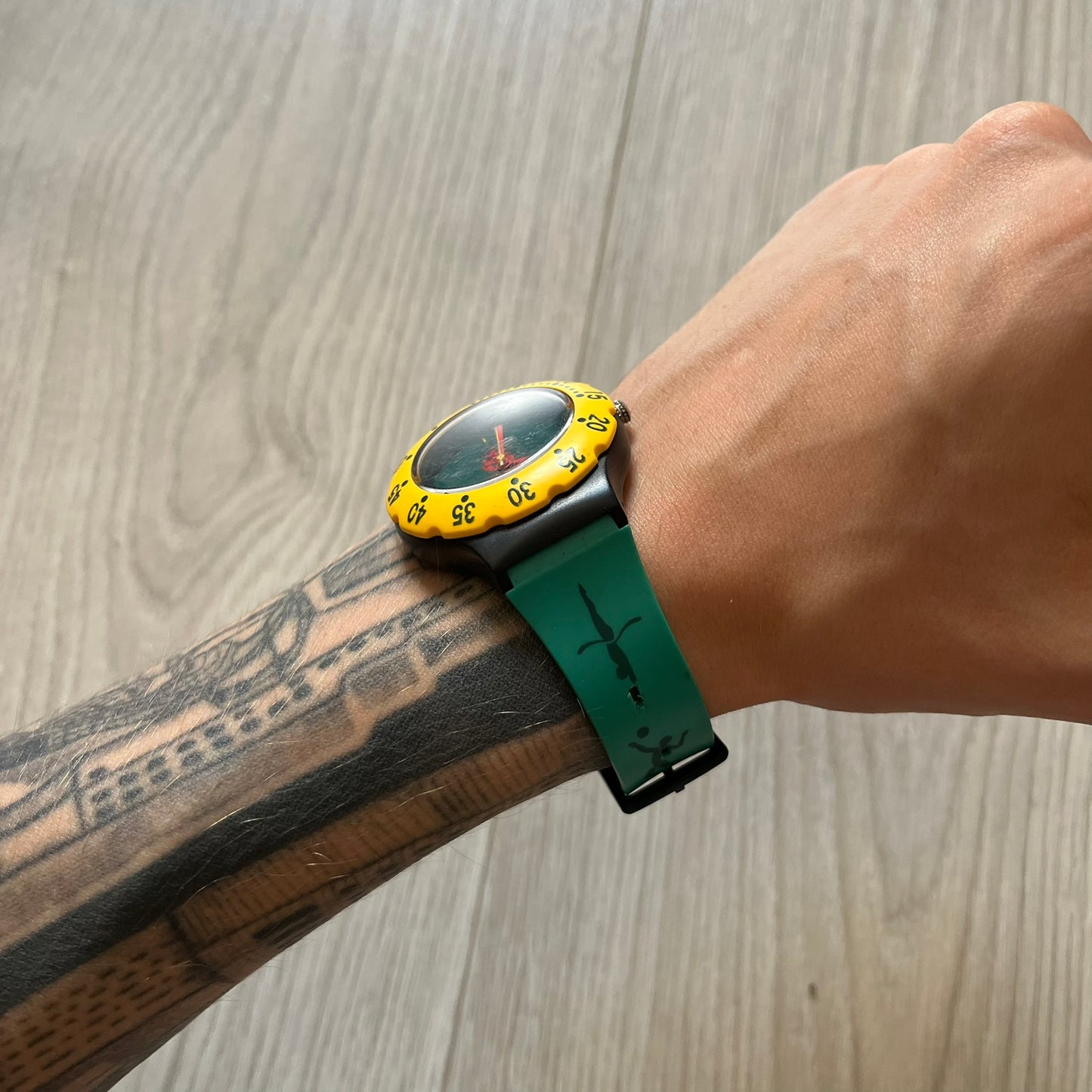 mcdonald's atlanta 1996 olympics analog watch multicolor
