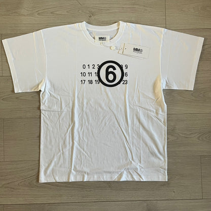 mm6 maison margiela 6 logo tee