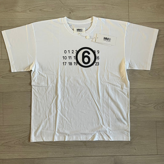 mm6 maison margiela 6 logo tee