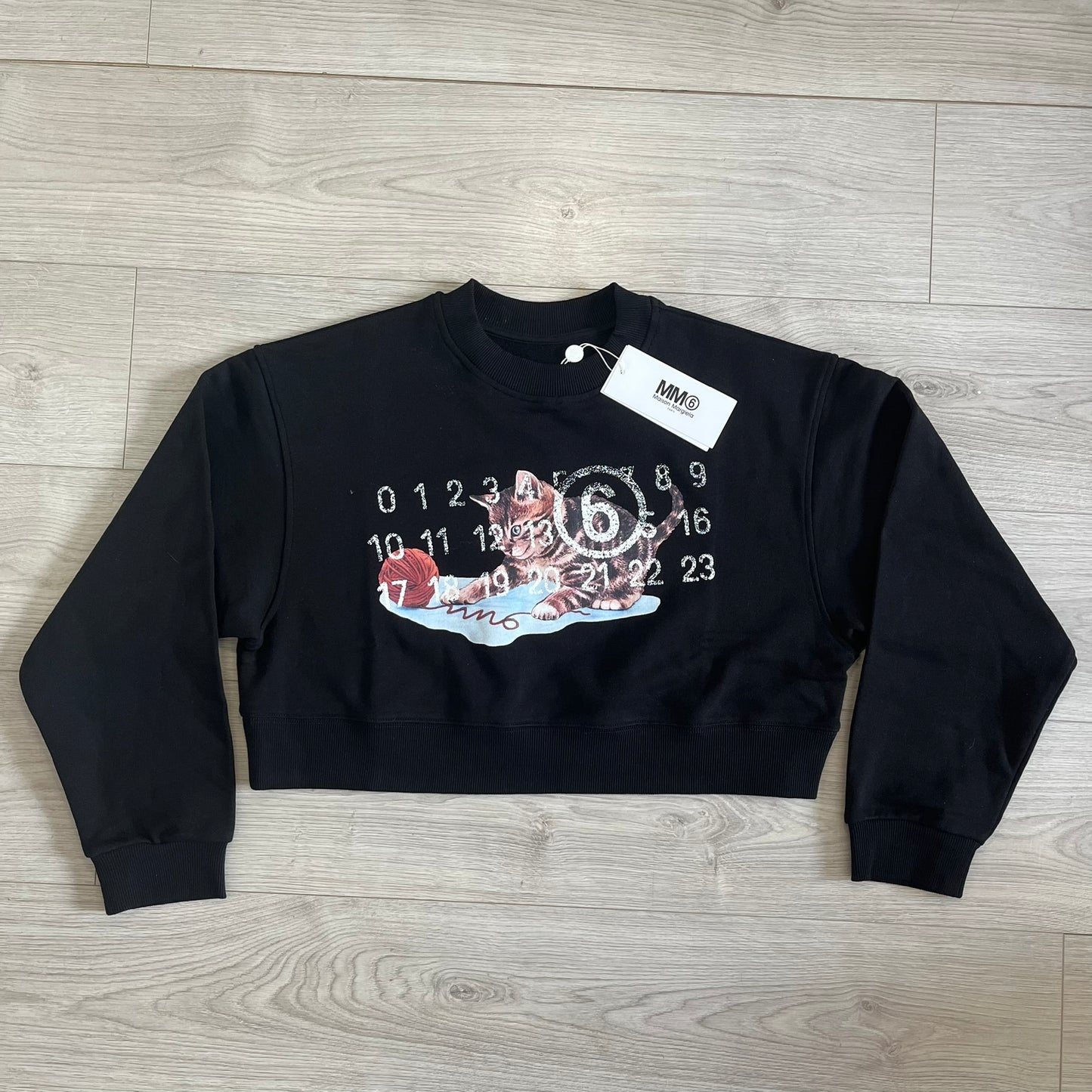 mm6 maison margiela cat sweatshirt