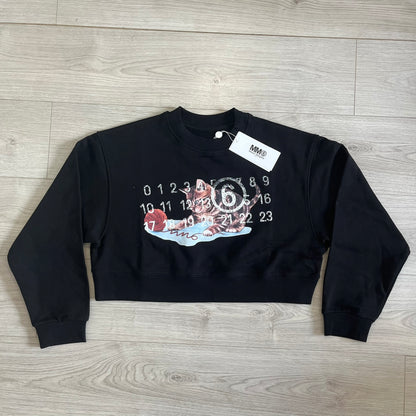 mm6 maison margiela cat sweatshirt