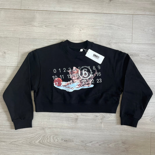 mm6 maison margiela cat sweatshirt